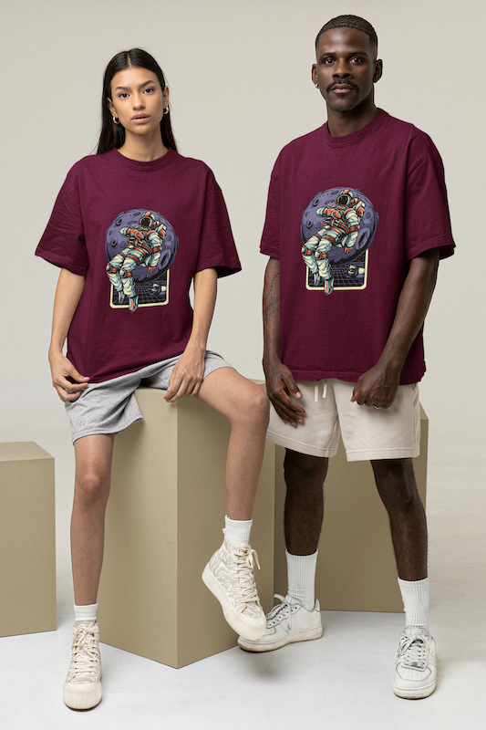 Dhak Dhak Astro - Oversized Unisex T-Shirt