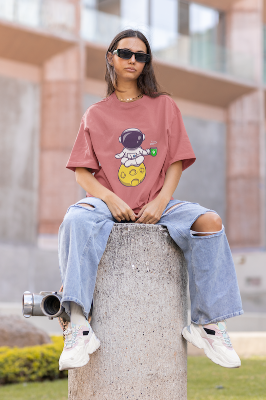 Astro Chilling - Oversized Unisex T-Shirt