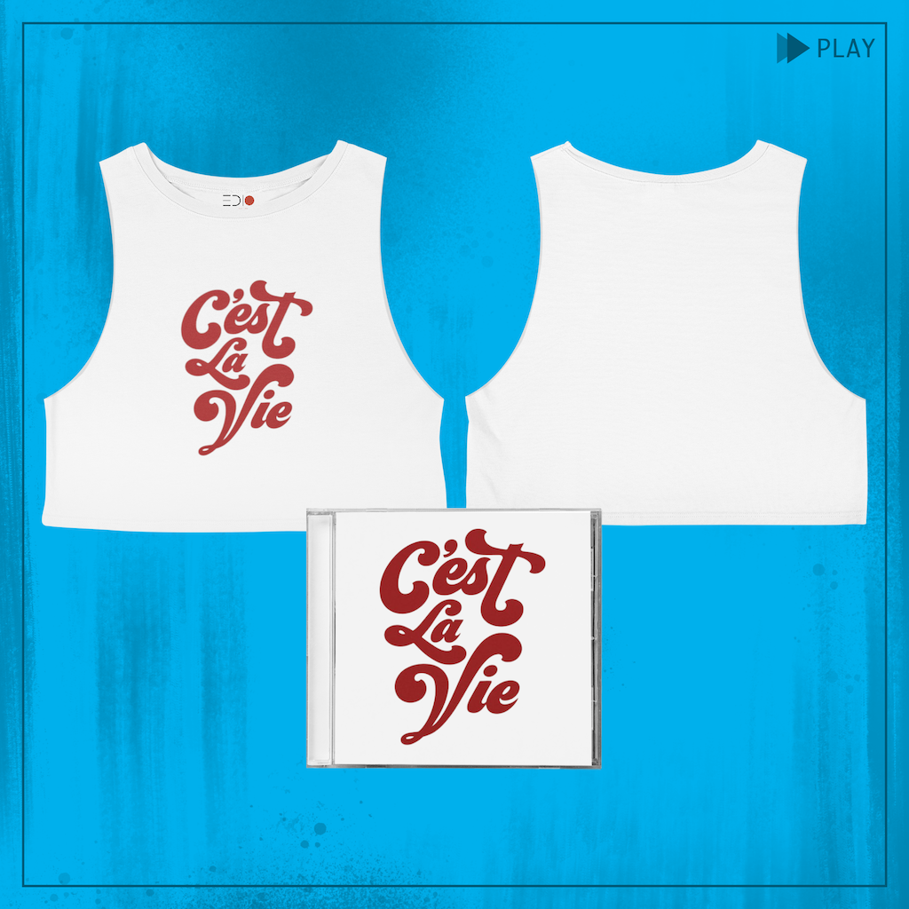 C'est Le Vie Crop Tank Top