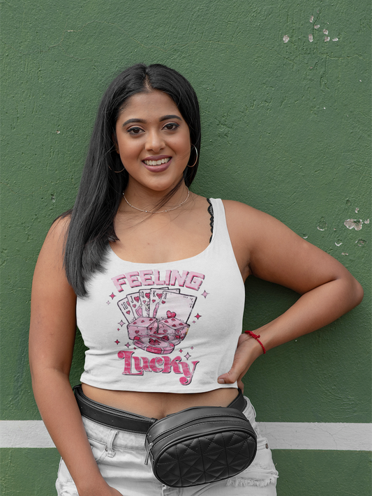 Feeling Lucky Crop Tank Top