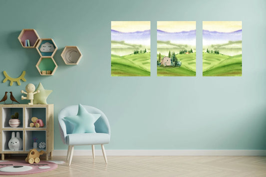 Climb Every Mountain - Set of 3 Digital Posters for your kids bedroom