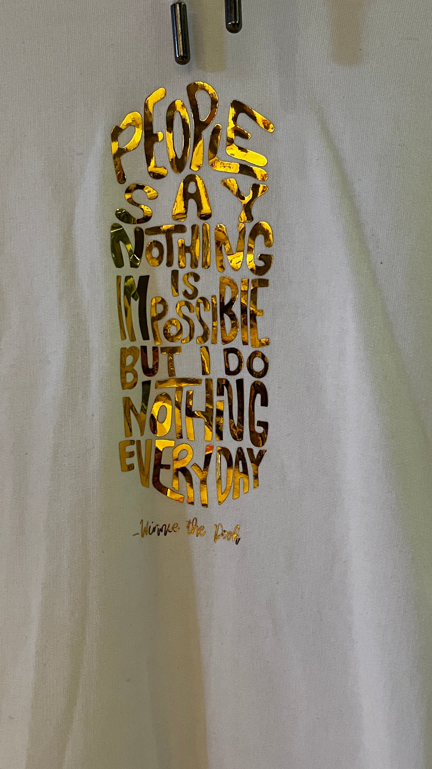 People Will Say with Gold Text - Unisex Hoodie