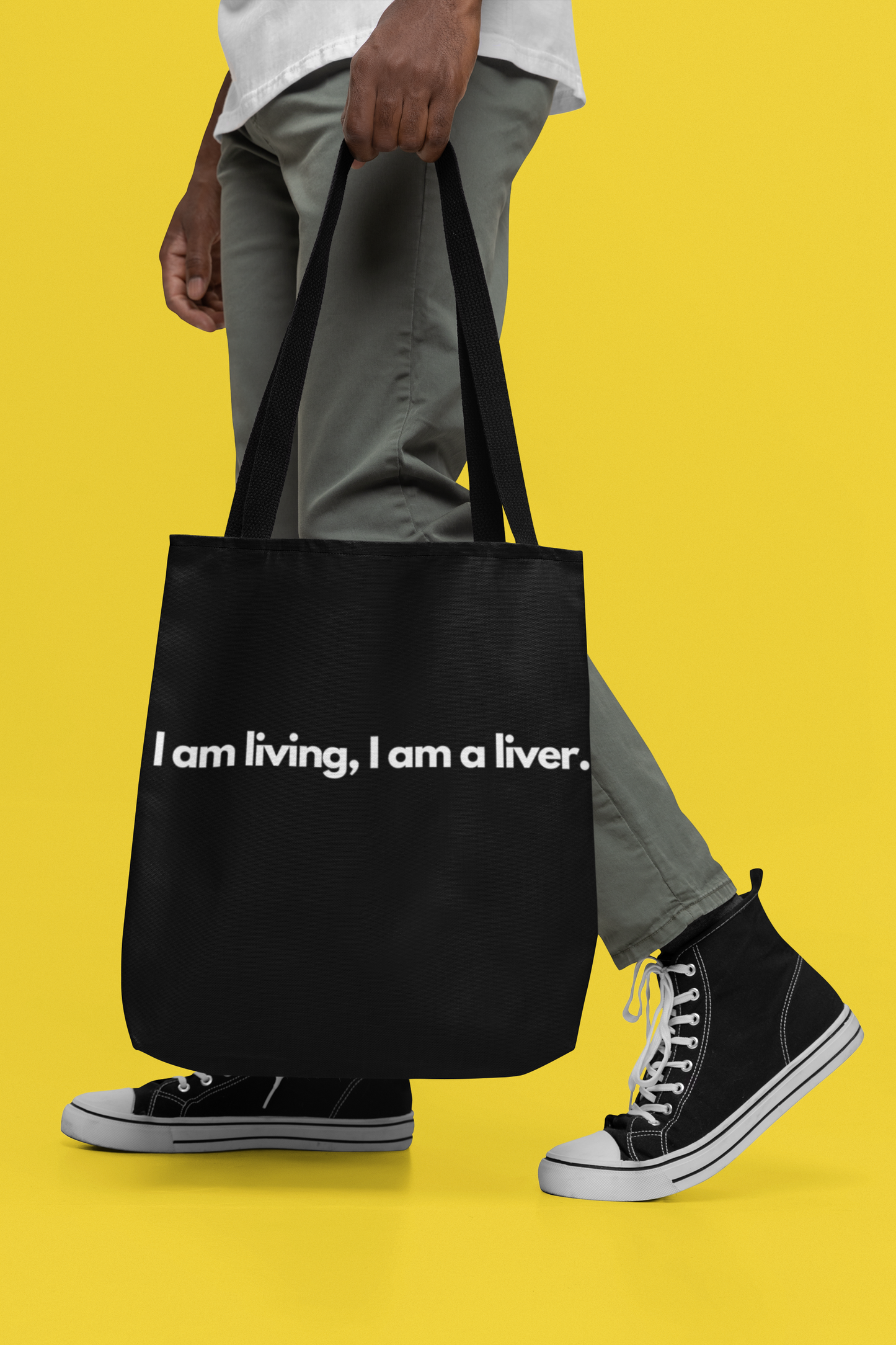 I am a Liver Tote With Zipper