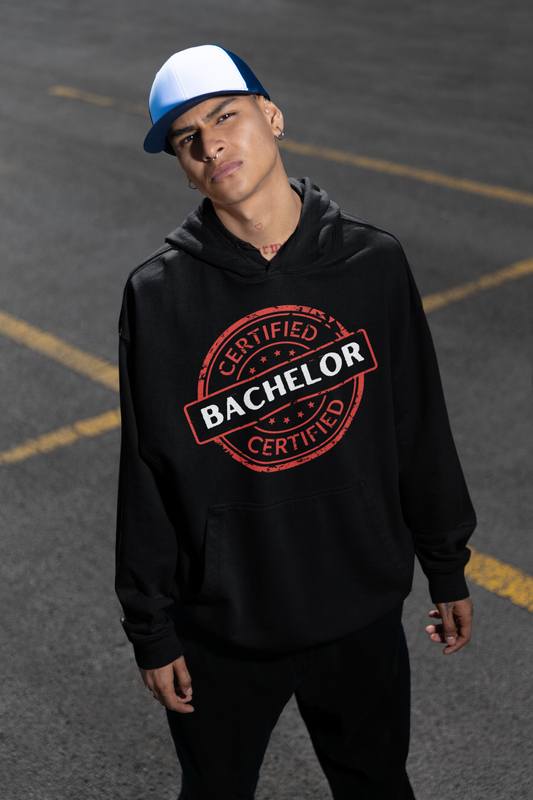 Certified Bachelor Men's Oversized Hoodie