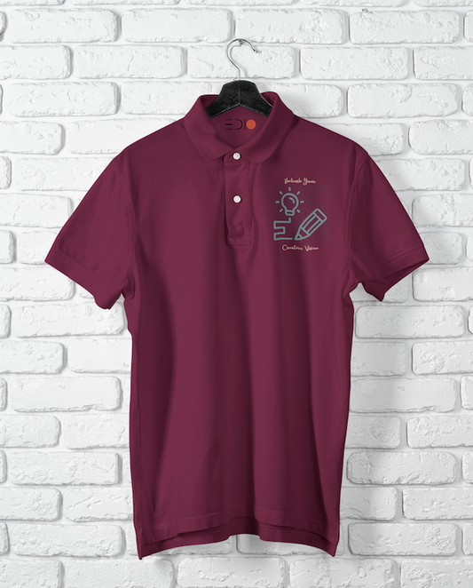 Make Your Own - Unisex Polo in Maroon