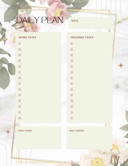 The Ultimate Printable Planner: Organize Your Life, Achieve Your Goals, and Live with Purpose Downloadable