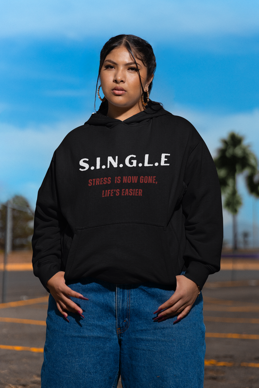S.I.N.G.L.E Women's Oversized Hoodie