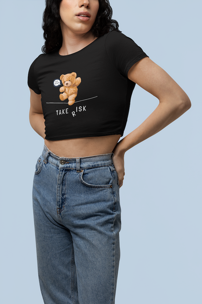 Take Risk Crop Top