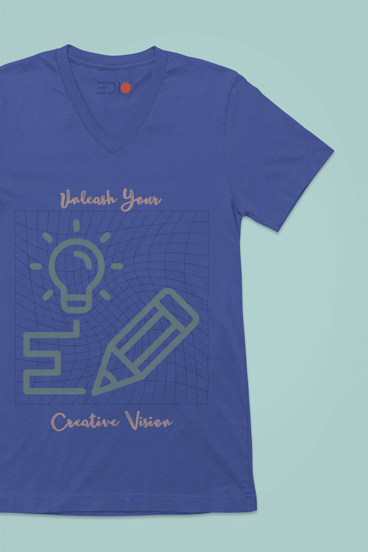 Make You Own Round Unisex V- Neck T-Shirt