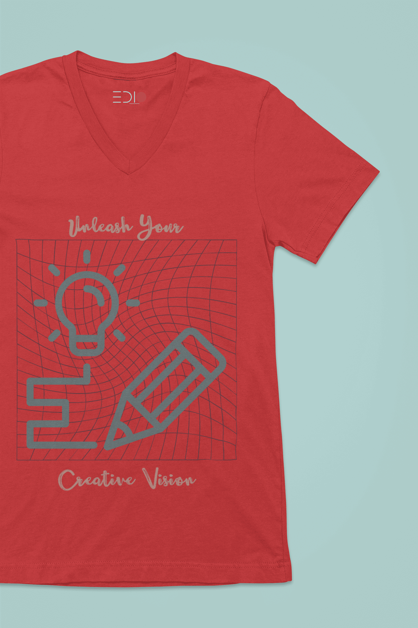 Make You Own Round Unisex V- Neck T-Shirt