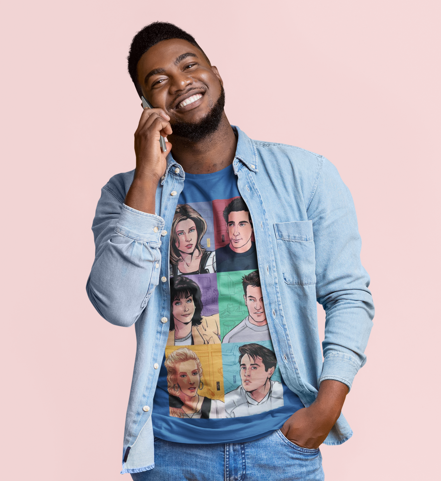 Friends For Life Full Sleeve Men's T-Shirt