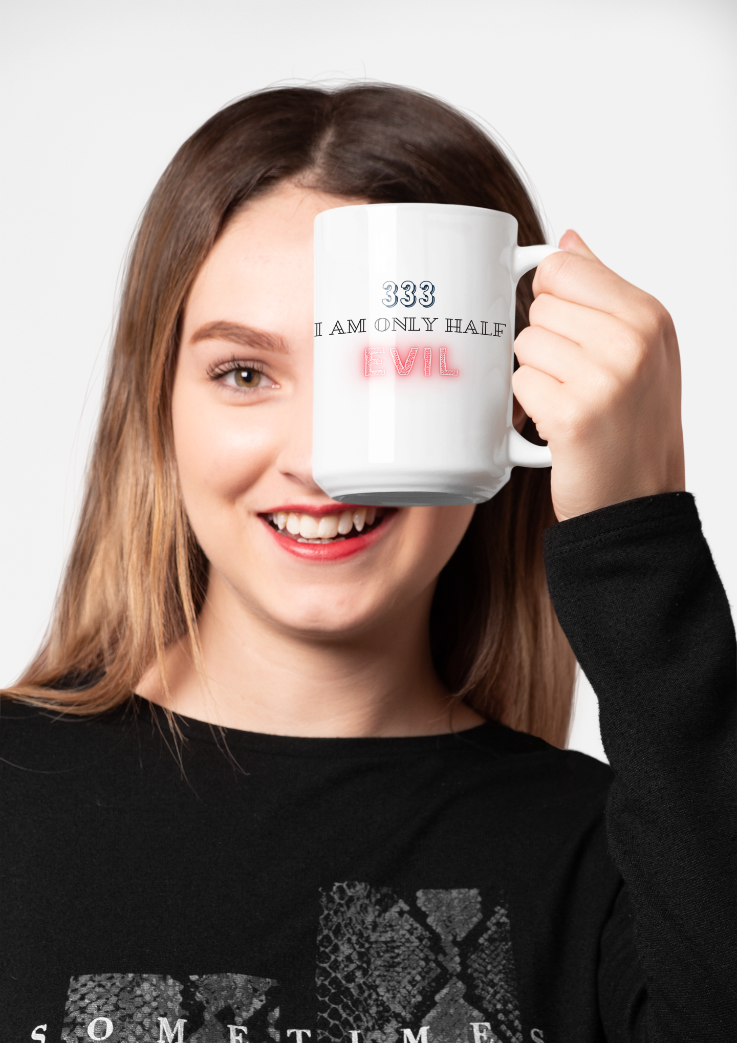 Half Evil Coffee Mug