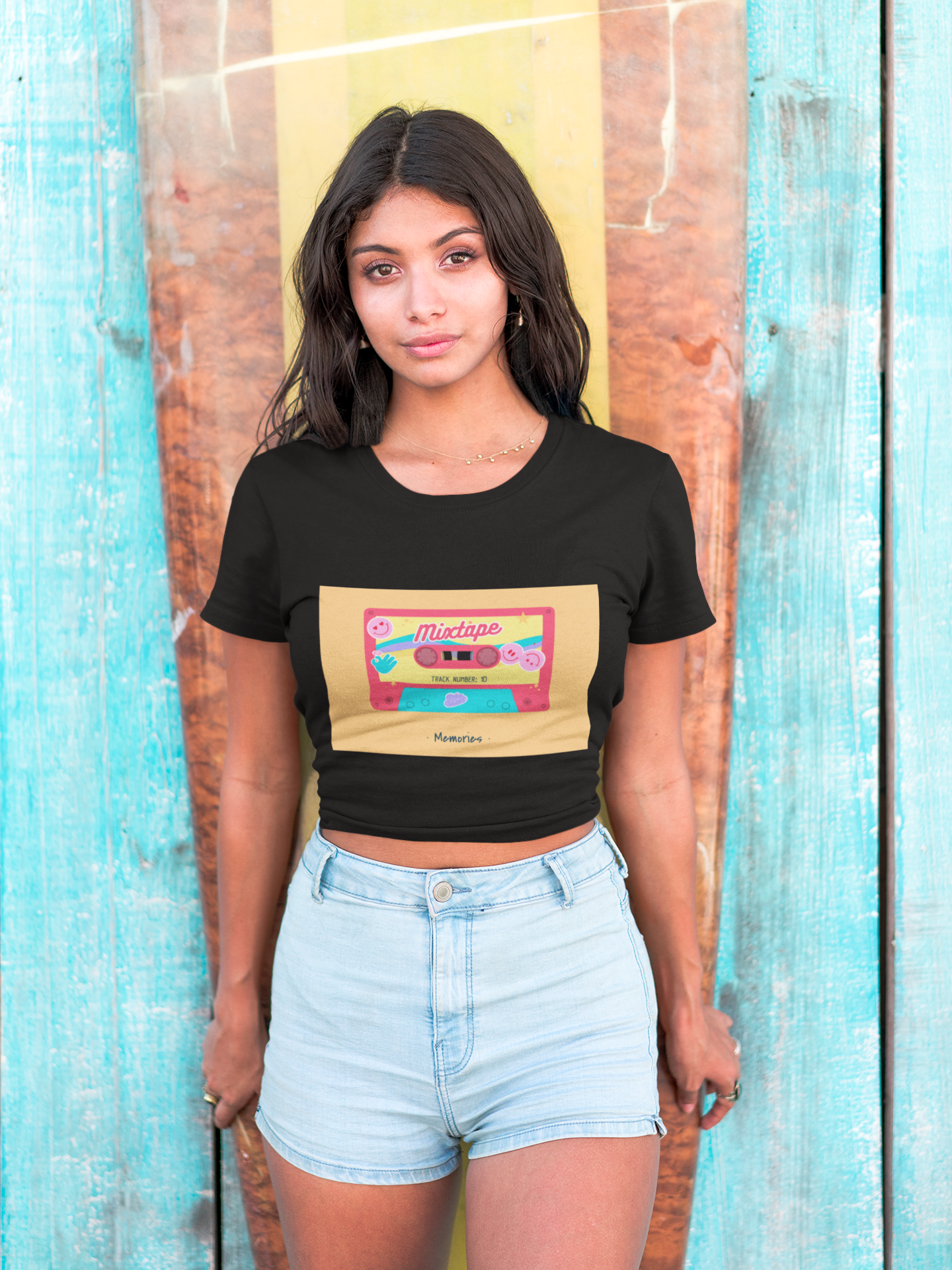 Mix Tape Crop Top