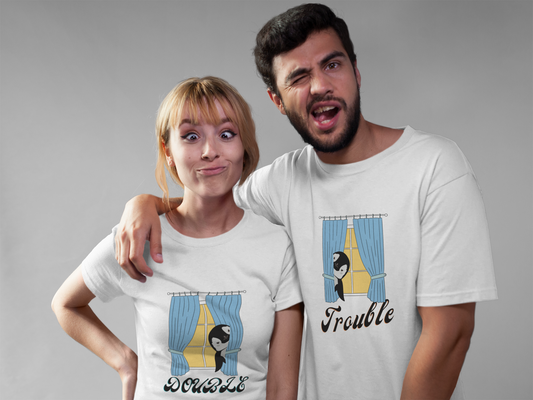 Double Trouble Couple's T-Shirt (Pack of 2)