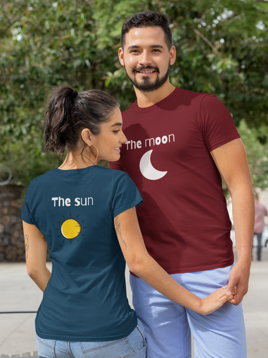 The Sun and The Moon Couple's T-Shirt (Pack of 2)