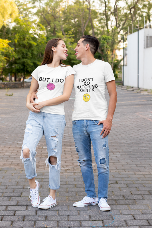 Matching T-Shirts Couple's T-Shirt (Pack of 2)