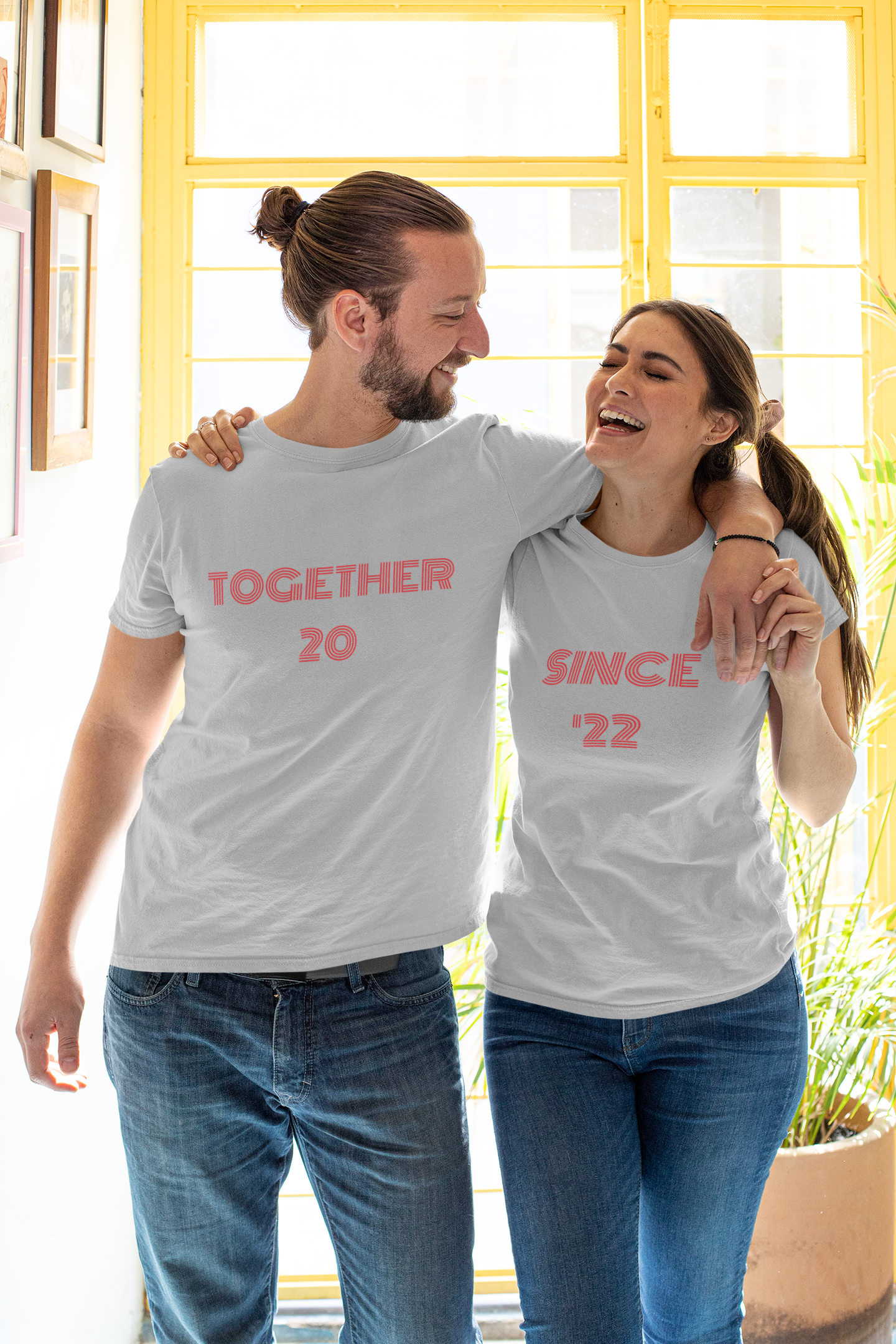 Together Since Couple's T-Shirt (Pack of 2)
