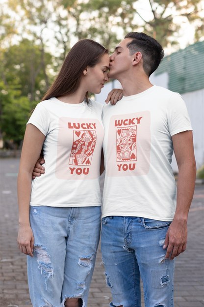 Lucky You Couple's T-Shirt (Pack of 2)